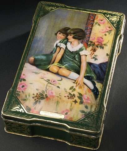 ‘Happy Reflections’ Biscuit tin Barringer, Wallis & Manners for Peak Frean, England, about 1935