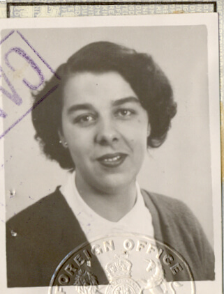 Maureen Margaret Jolly in 1950