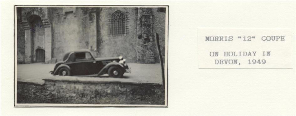 Morris 12 Coupe, 1949