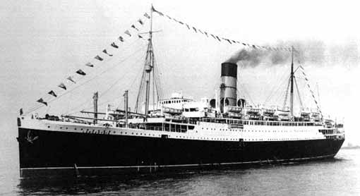 RMS Lancastria, sunk on 17th June 1940