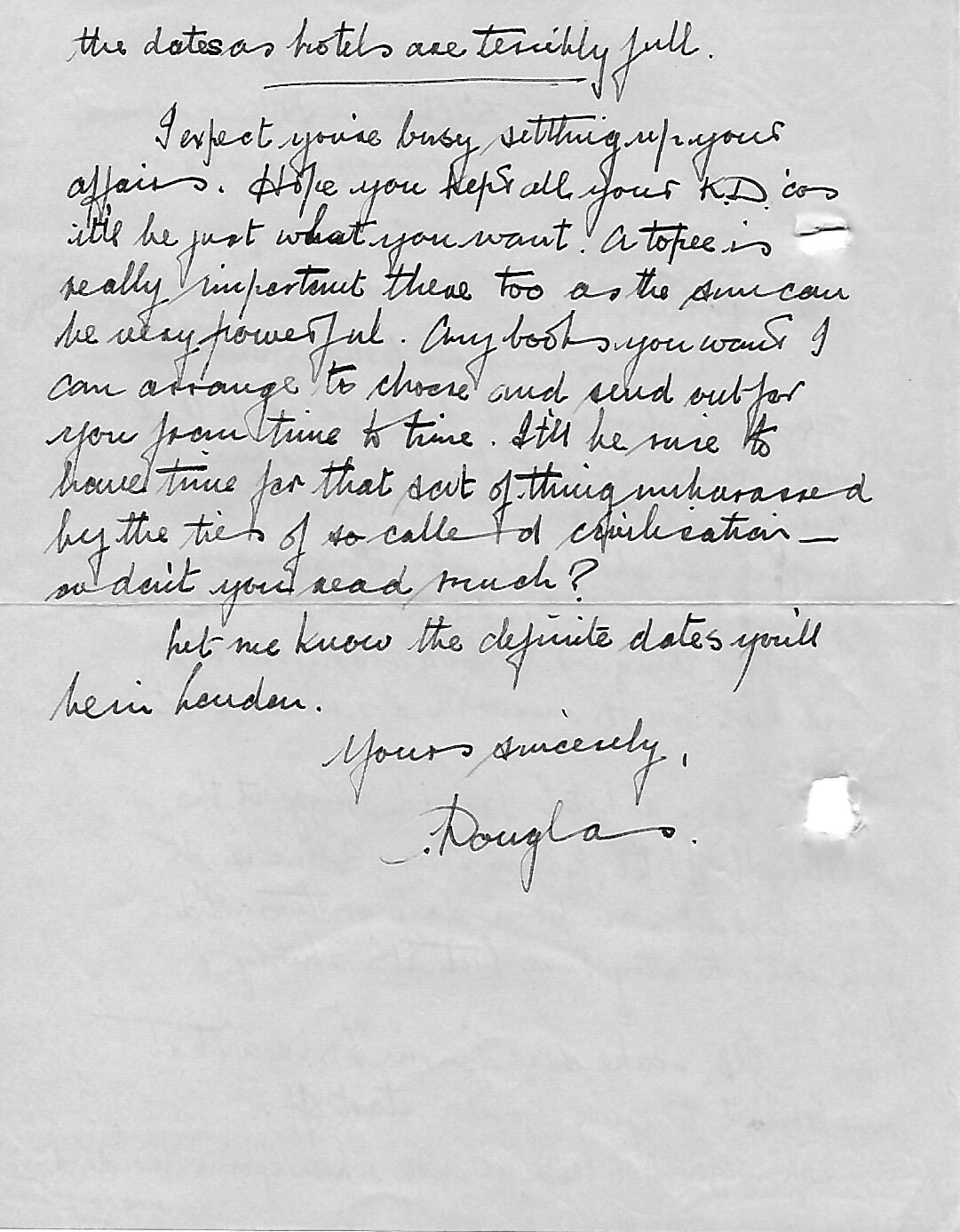 14 Mar 1948 - E D Kassell letter 2nd page