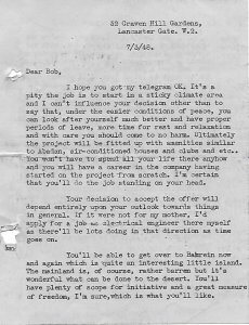 7 Mar 1948 - E D Kassell letter